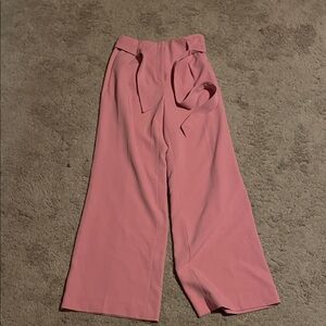 White House Black Market Pink Women's Wide-Leg Pants